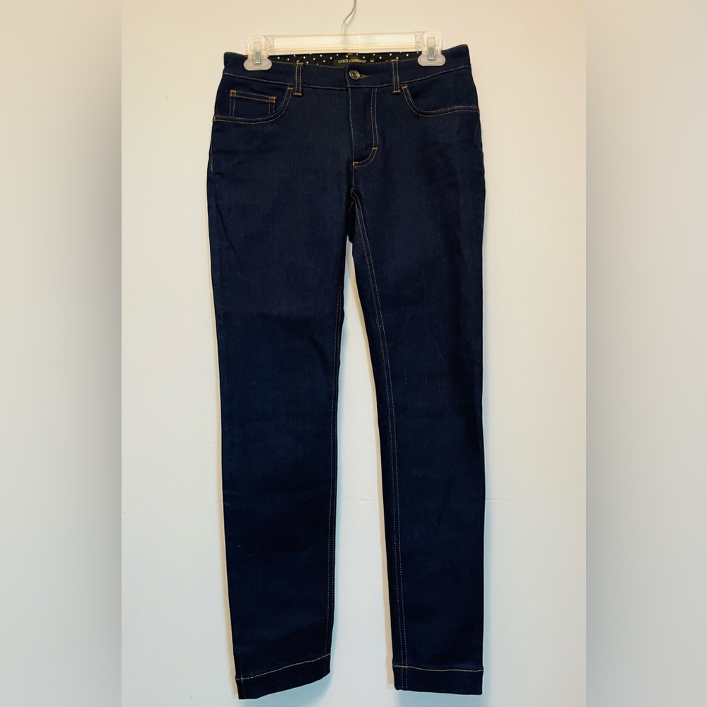 Dolce & Gabbana Women’s Dark Wash Stretch Jeans